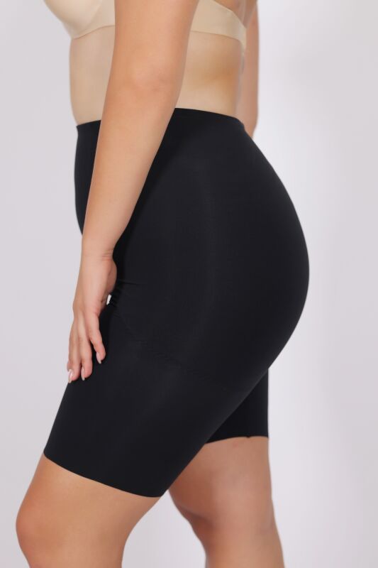 Body Shaper Miederhose mit hoher Taille in Schwarz - 4