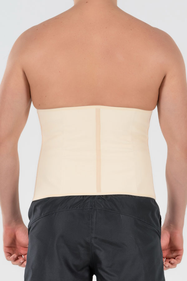 DM Shapewear - Plus Beige 607 Chaleco Waist trainer Exposed Látex