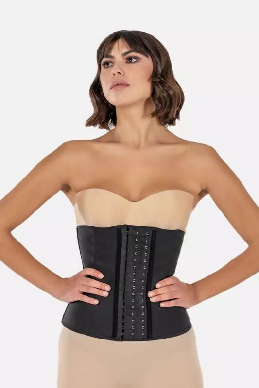 Latex Waist Trainer Black - 1