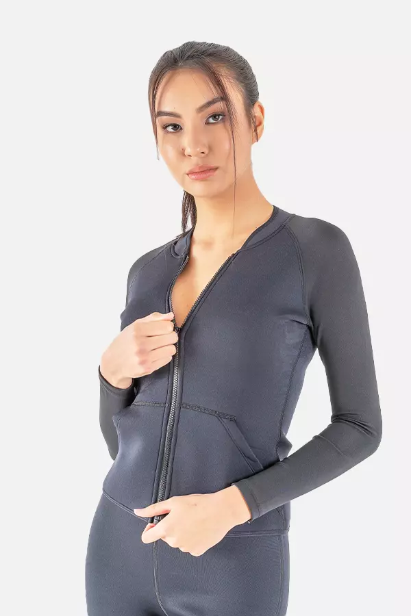 Neoprene Sweat Sauna Jacke Damen - 1