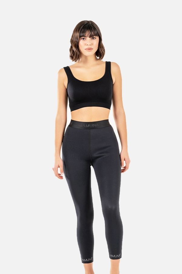 Neoprene Sweat Sauna Leggings - YAMUNA