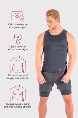 Neoprene Sweat Sauna Unterhemd Herren - 3