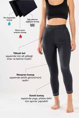 Neoprene Sweat Sauna Leggings - 4